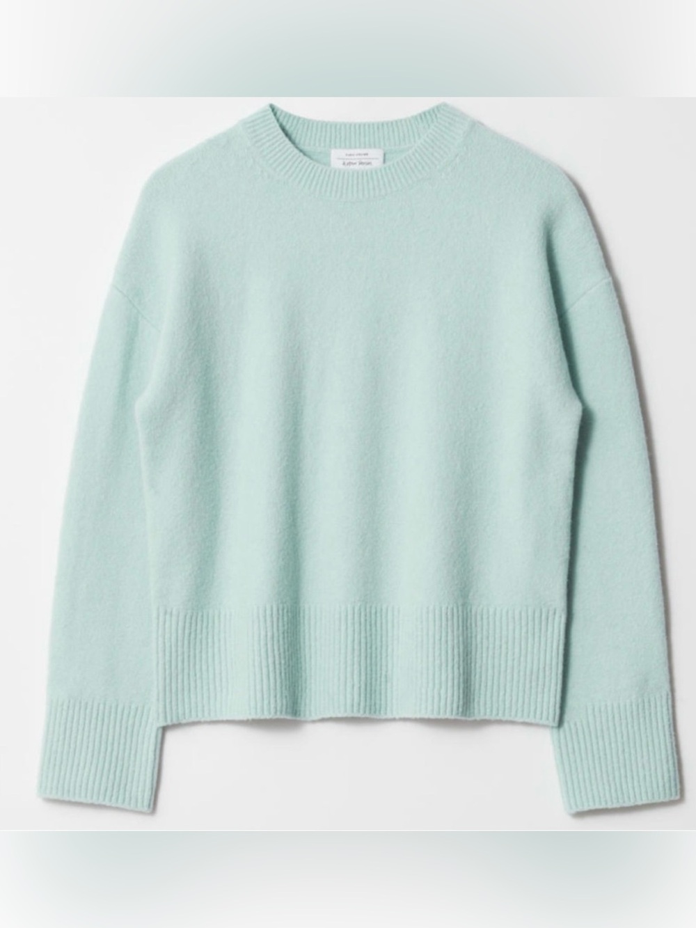 & Other Stories Pale Mint Crewneck Sweater